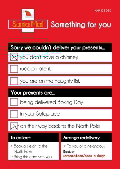 Delivery note created by Rosewood Design