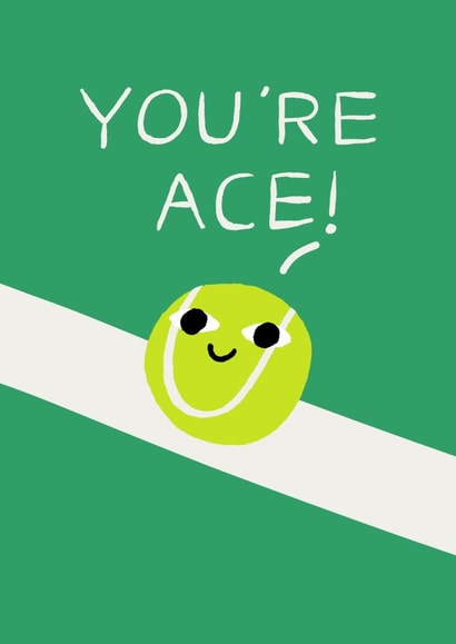 You're Ace Thank You Card created by JOLLY AWESOME
