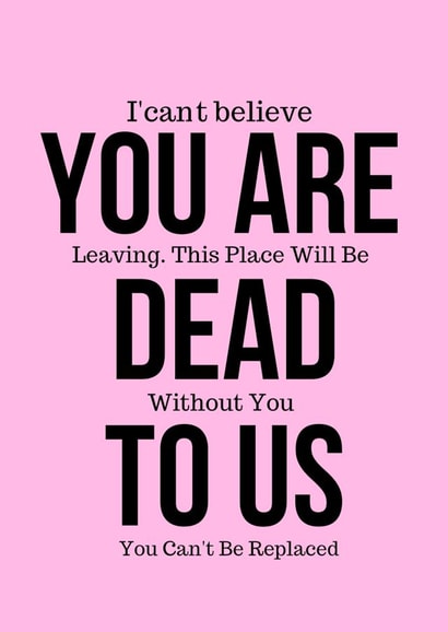 funny saying for farewell created by TIMLSET