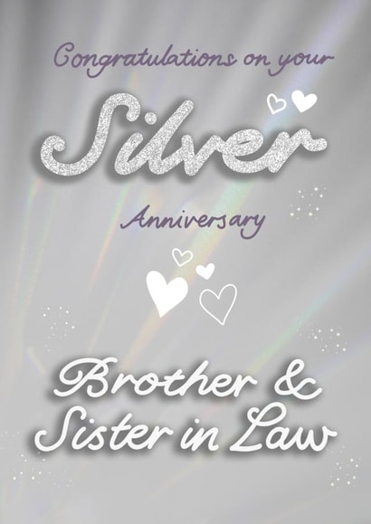 Happy Silver Anniversary Brother and Sister in Law! created by @MarcoLooks
