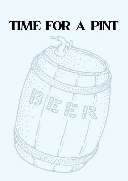 Grab A Beer Soon Card created by Luke Morgan