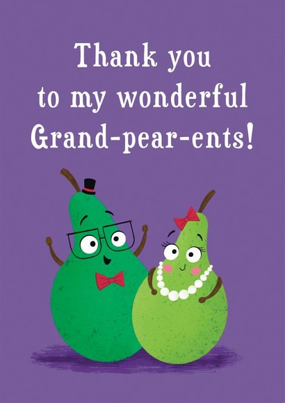 Grandparents Thank You Card created by Hannah Jayne Lewin
