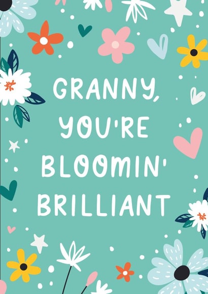 Bloomin' Brilliant Granny Birthday Card created by Yasmin Atherton
