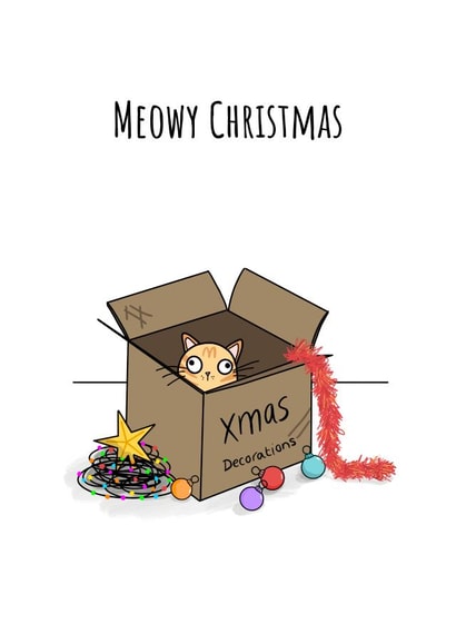 Meowy Christmas created by Send Salutations