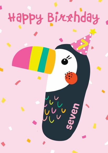 Happy 7th Birthday card 1000 created by Helen Thompson