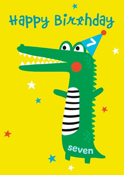 Happy 7th Birthday card 1001 created by Helen Thompson
