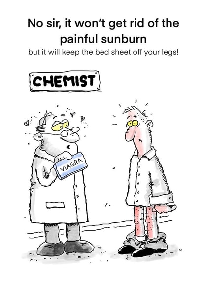 Funny Viagra card created by Scribbly Diddly