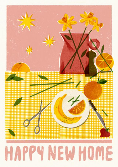 Beautiful New Home Card - Cute and Pretty - Happy New Home created by Yan Yu Lee