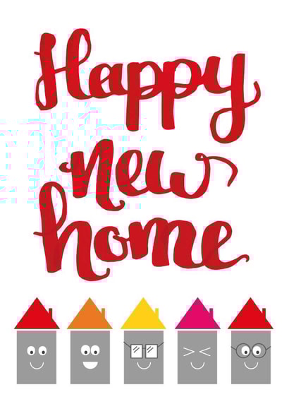 Happy New Home Card created by Hot Fresh Bright by Millie Attwater