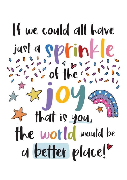 Thank You - Special Person - Sprinkle of Joy created by And You Can Quote Me