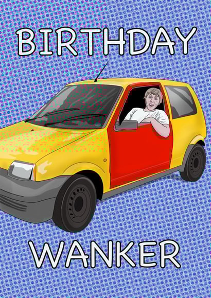 Inbetweeners birthday card created by C.W ILLUSTRATIONS