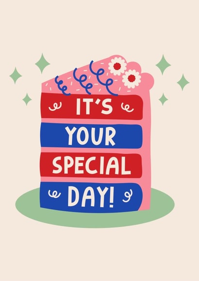 It’s your special day birthday card created by Izzi Paints