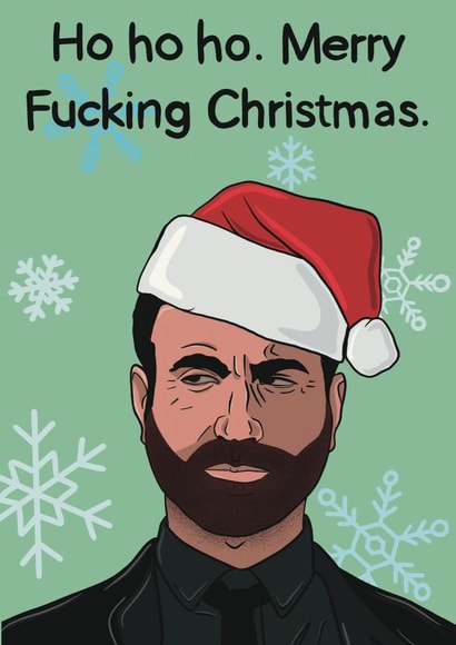 Roy Kent Merry Christmas created by Samantha J Gibbs