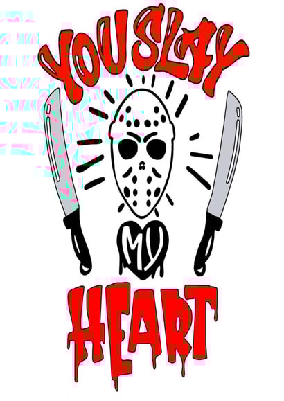 Alternative card for that special someone - Jason - You slay my heart created by Sister Resin Crafts designs