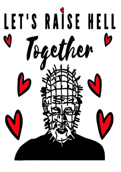 Alternative card for someone special - Hellraiser - Let's raise Hell together created by Sister Resin Crafts designs