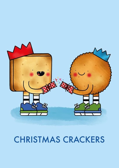 Funny Christmas Crackers Card created by Emelia Brooks