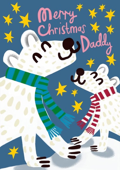 Cute Polar Bears For Daddy-Merry Christmas wishes created by @AimeeStevens.Design