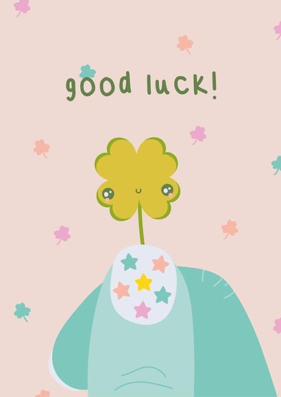 Cute Good Luck Card | Lucky | Best of luck created by Dame's Brain