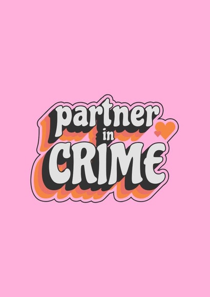 Groovy Card for Best Friend or Partner - Birthday, anniversary, or Valentine's created by Lola and Lily Prints