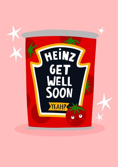 Get Well Soon Heinz Tomato Soup Card created by Lucy Maggie Designs