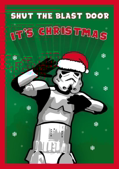 Funny Christmas Card - Star Wars - Stormtrooper created by Cardology