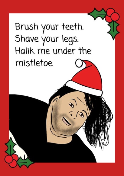 90 Day Fiance Big Ed Christmas Card created by Jo Prosser