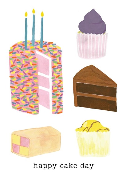 Happy Cake Day Birthday Card created by Daisy Humphries