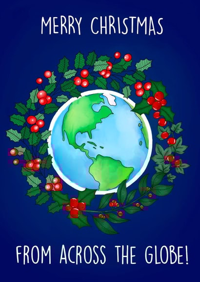 Merry Christmas from across the globe! created by Poppy & Mabel