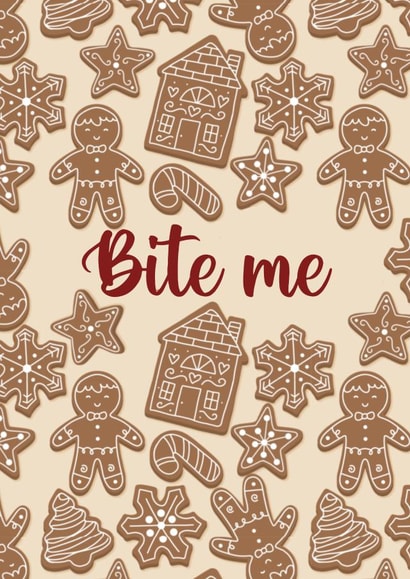 Cute gingerbread Christmas design created by Created By AJC