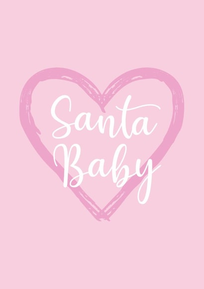 Super Cute Christmas Card - Santa Baby created by Amy Baker
