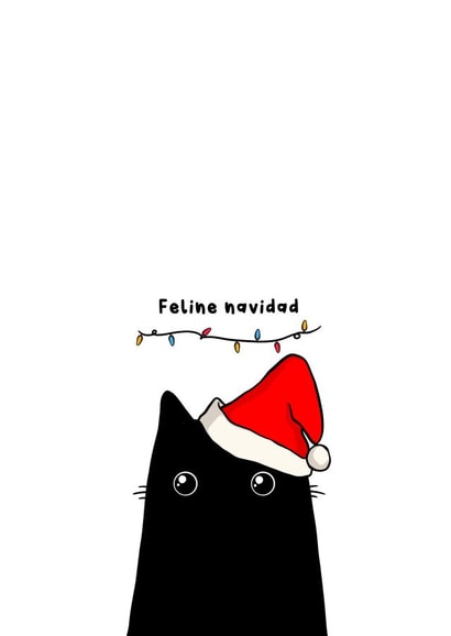 Feline Navidad created by Daniella Illustrates 
