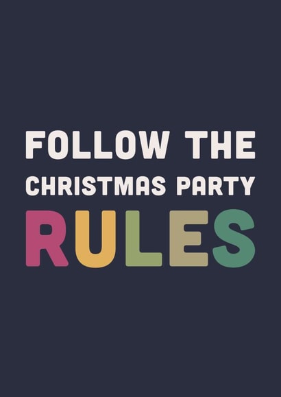 Funny Christmas card for work friends and colleagues created by BlockDash