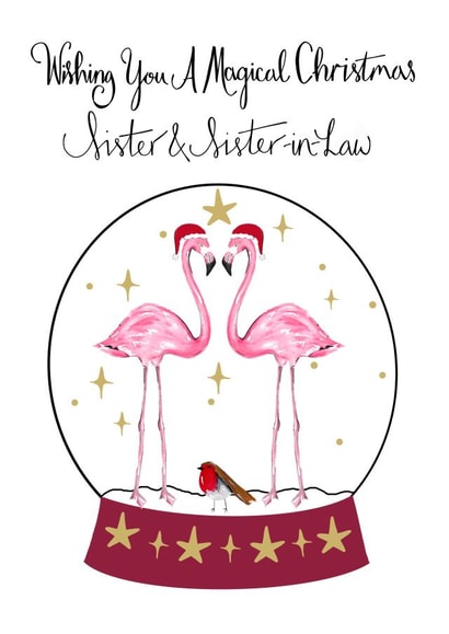 LGBTQ Gay Same Sex Sister & Sister In Law - Lesbian Christmas created by Naughty Nice