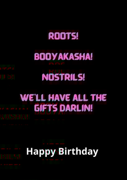 Birthday card - TikTok created by Say Something Designs 