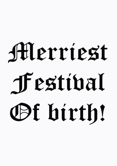 Ye Olde Birthing Wishes! created by MissGigglyNerd