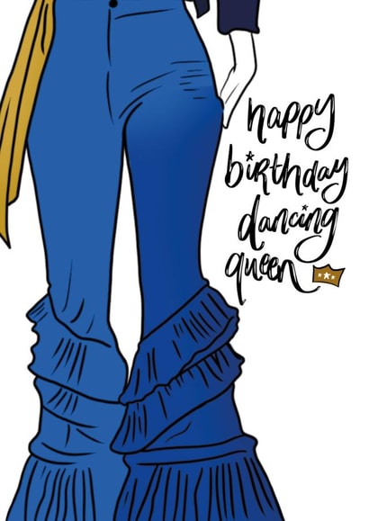 Birthday Card For A Dancing Queen created by intruekirstyle