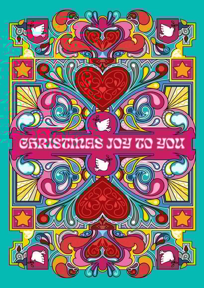 Christmas Joy 2022 - Christmas Card created by Rebecca Strickson Ltd