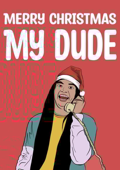 Stranger things Christmas card created by Doublea