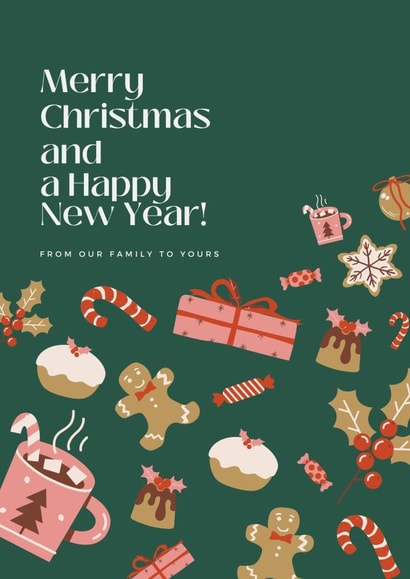 Merry Christmas - From Our Family to Yours created by Kate Rucker