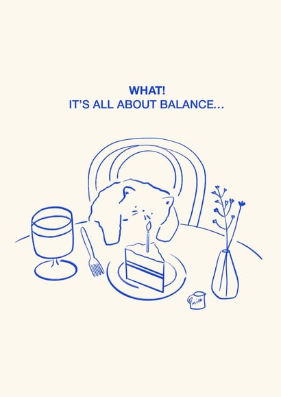 It’s all about balance… created by Holly Walsh