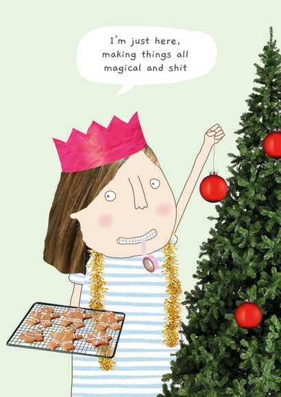 Magical Christmas card created by Rosie Made A Thing