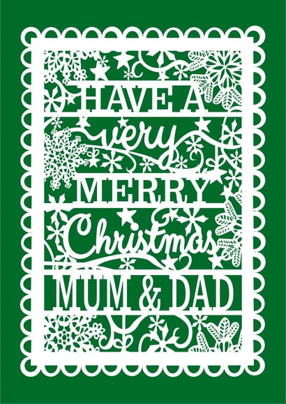 Merry Christmas Mum and Dad created by Pogofandango