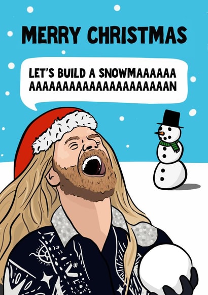 Sam Ryder Christmas Card created by Woody's Design