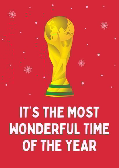 Funny Christmas Card for England Football Fan - World Cup Christmas created by SurelyThatsACard