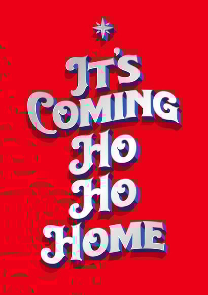 Christmas Card For Football Fan created by Modern Print Studio