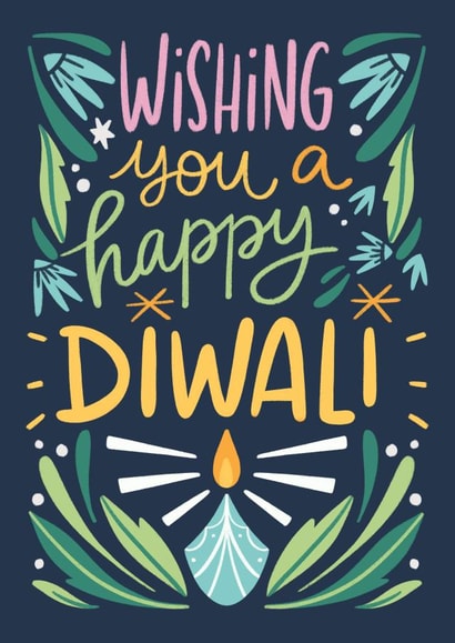 Wishing you a happy Diwali created by Natalia Gonzalez