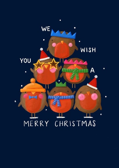 Cute Christmas Robins For Family and Friends created by Nicola Watson