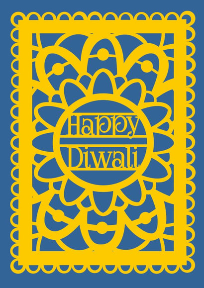 Happy Diwali Mandala Card created by Pogofandango