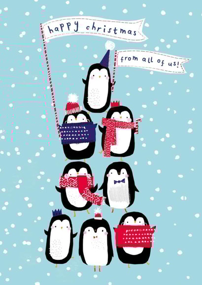 Penguin Tower Christmas created by Hotchpotch