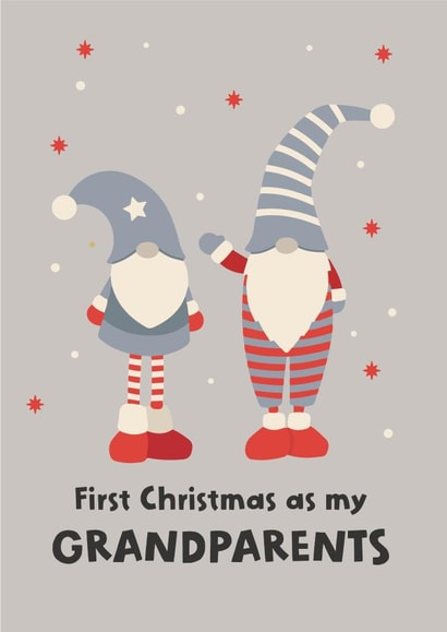 First Christmas as grandparents Gnonks created by Poppy Lane